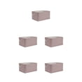 thumbnail image 2 of relayinert Storage Container For Organization And Sturdy Rope Handle Foldable Storage Box light pink 31*21*13 5Set, 2 of 6