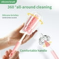 thumbnail image 2 of Bottle and Straw Cleaning Brush Set 7-Piece, Silicone and Nylon Kit, 2 of 4