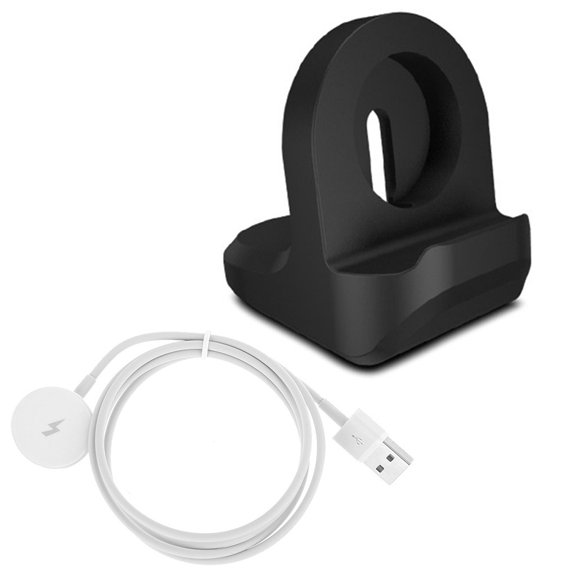 TONKBEEY Charging Stand Dock Smart Watch Charger Cable for Fossil Q Gen 1 2 3 Watch