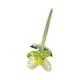 thumbnail image 1 of Mini adorno de flor de vidrio coleccionable, flor artificial decorativa para mamá y esposa. Verde, 1 of 9