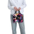 thumbnail image 6 of Honeii Colorful Skull Print Lunch Bag Women, Lunch Box Lunch Bag for Women Adult Men, Small Leakproof Cute Lunch Tote Large Capacity Reusable, 6 of 8