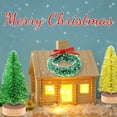 thumbnail image 4 of 36PCS Bottle Brush Trees Mini Trees for Crafts Mini Sisal Trees Miniature Wreaths Frosted Christmas Tree Modern Christmas Decor Winter Ornaments Crafts, 4 of 7