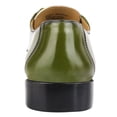 thumbnail image 6 of LIBERTYZENO Men Leather Formal Oxford Dress Shoes, Green, 10.5, 6 of 7