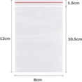 thumbnail image 2 of Paquete de 100 bolsas Ziploc de plástico transparentes resellables (8 x 12), 2 of 4