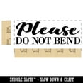 thumbnail image 2 of Please Do Not Bend Artwork Photographs Self-Inking Rubber Stamp Ink Stamper for Business Office - Pink Ink - Large 2-2/4 Inch, 2 of 7