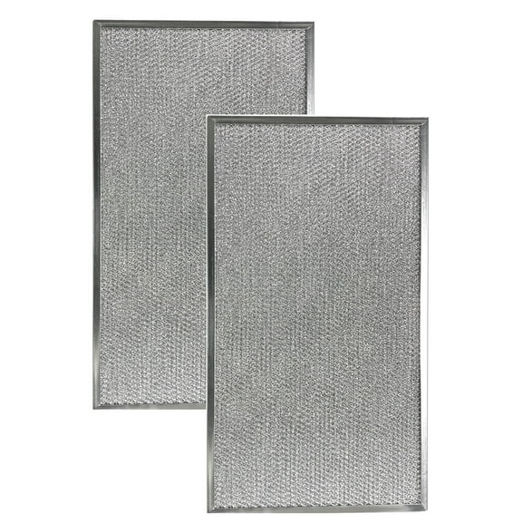 Air Filter Factory Replacement for 9-3/4 x 18-7/8 x 1/2 Aluminum Grease Filters 2-Pack (Sold without manufacturer warranty)