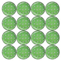 AURARMLET 16Pcs Football Themed Square Paper Plates for Party Supplies and Birthday Dessert