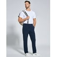 thumbnail image 6 of Men's Golf Dress Pants 31" Lightweight Straight Fit Stretch Casual Pants Quick Dry Breathable with 5 Pockets navy blue 32, 6 of 7