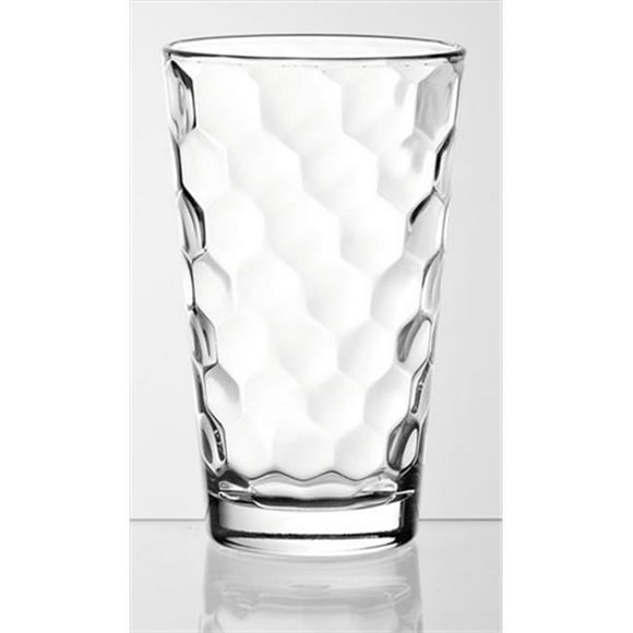 Majestic Gifts E63318-US Honey 13.9 oz. High Quality Glass Highball- case of 6