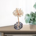 thumbnail image 3 of Árbol de dinero de cristal de árbol de bonsai de cristal natural Adorno de árbol de piedras caídas con soporte de de rebanada d CUTICAT Árbol de dinero de cristal, 3 of 8