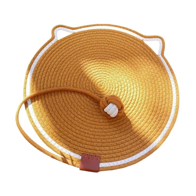 Tachiuwa Cat Scratch Mat Interactive and Wear Resistant for Sofa Couch Scratching Cushion caramel