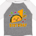 thumbnail image 4 of Inktastic 1st Birthday with Taco and Confetti Boys or Girls Long Sleeve Baby Bodysuit, 4 of 5
