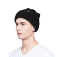 thumbnail image 5 of DALIX Cuff Beanie Cap 12" in Black, 5 of 6