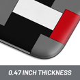 thumbnail image 3 of Black Red Grey White Kitchen Rug Anti-Fatigue Kitchen Mat for Floor Abstract Art Geometric Waterproof Non-Slip Kitchen Mat and Rug 17.3"x29.5" PVC Kitchen Floor Rug Mat for Home Sink Laundry, 3 of 6