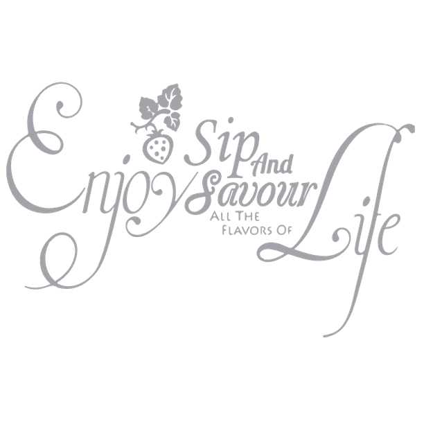 Sip And Enjoy Savour All The Flavours Of Life Vinyl Decal Sticker Quote Large Metallic Silver Walmart Com Walmart Com
