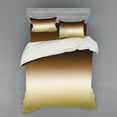 thumbnail image 2 of Ambesonne Ombre Bedding Set 3 Pcs, Earth Tones Color Change Art, Twin XL, Brown and Khaki, 2 of 3