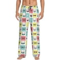 thumbnail image 2 of Kdxio Cute French Bulldog Print Men's Sleep Pajama Pant Lounge Pants with Pockets, 2 of 8