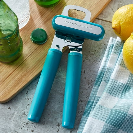 KitchenAid Stainless Steel Multi-function Can Opener, Ocean Drive, Hand Wash
