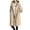 Khaki, variant on JDEFEG Women'S Windbreaker Fashion Hooded Elegant Jackets Long Trench Coat Windproof Classic Lapel Slim Overcoat Fall Womens Coats Khaki Size Xxl