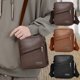thumbnail image 1 of Mochila bandolera de cuero de cuero para hombres – impermeable, correa ajustable, mochila multiusos para el pecho y senderismo, gran capacidad, para viajes compactos al aire libre, caqui negro, 1 of 6