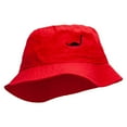 thumbnail image 5 of Loch Ness Monster Embroidered Bucket Hat - Red OSFM, 5 of 5