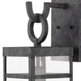 thumbnail image 2 of 1 Light Medium Outdoor Wall Lantern in Transitional Style 6.5 inches Wide By 22 inches High-Oil Rubbed Bronze Finish-Led Lamping Type Bailey Street, 2 of 10