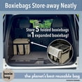 thumbnail image 3 of Boxiebag - Natural - Oxford 3 Pack. Collapsible Insulated Reusable Bag Box., 3 of 8