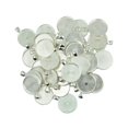 thumbnail image 2 of Abbracc 50x Blank Round Shape Bezel for Cabochon Pendant Making 43x22mm, 2 of 9