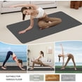 thumbnail image 2 of Extra Wide & Thick 8mm Yoga Mat, 72"x31.5" Large Non Slip Exercise Mat, Premium POE Material for Superior Cushioning & Stability, with Strap for Home Gym, Pilates, 2 of 3