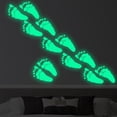 thumbnail image 6 of LHWEN Hallowe-en Luminous Wall Stickers Removable Horrifying Footmark DIY Sticky Mural Decals PVC Material Realistic Shapes Easy to Apply and for Home Living Room Bedroom Bathroom Hallowe-en Decor, 6 of 8