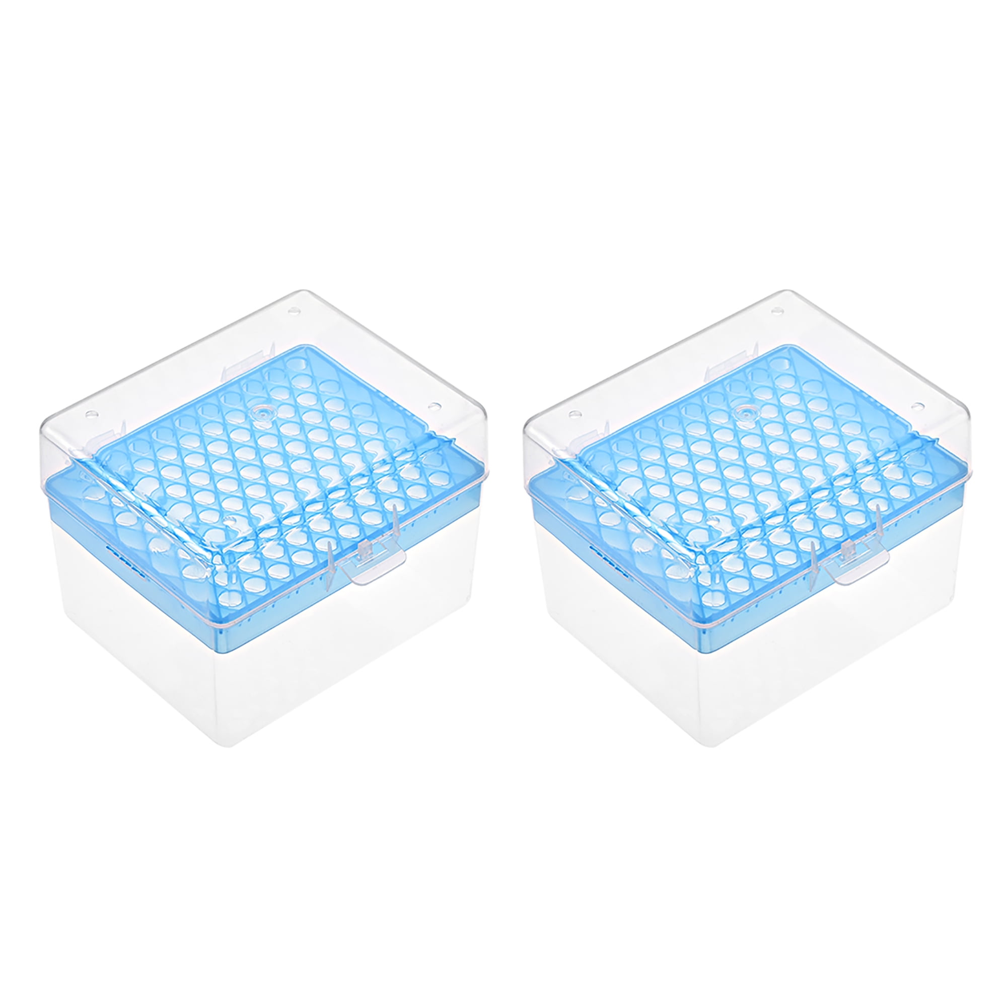 Pipette Tips Box, 100Well Polypropylene Tip Holder Container for 1ml
