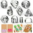 thumbnail image 1 of CNKOO Cut Dies Durable Exquisite Workmanship Lightweight Mini Ergonomic DIY Metal Different Shapes Polymer Clay Earring Cutters for Party, 1 of 8