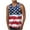 Z-Red#american flag shirt, variant on Mens Workout Tank Tops 4th of July Sleeveless Muscle Shirts Memorial Day Casual Patriotic Tank Top Novelty American Flag Undershirts Wine L