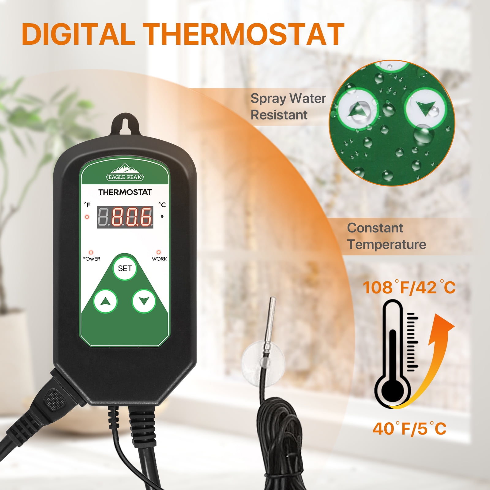 EAGLE PEAK Digital Thermometer