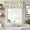 Green, variant on Cute Butterfly Dragonfly Farmhouse Short Window Curtain Valances, Farmhouse Botanical Floral Pink Rod Pocket Kitchen Valances for Living Room Bedroom Bathroom Cafe 42" x 18"