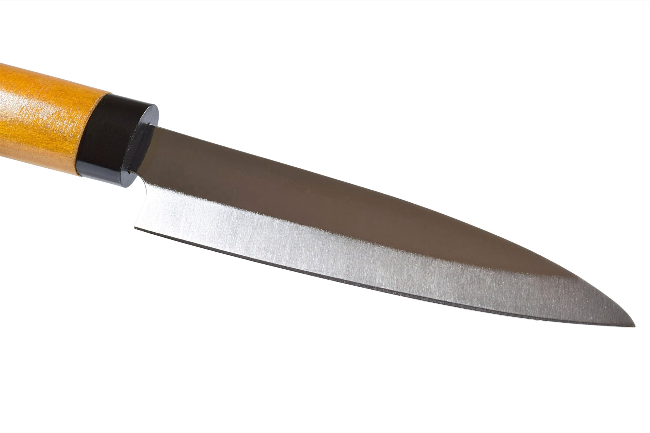 Small Fruit Knife with Wooden Sheath, 8.5-Inch Stainless Steel Utility Knife for Fruit and Vegetable Prep