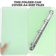 thumbnail image 5 of ifundom Practical Green Document Folder with A4 File Storage for Office and School Use, 5 of 6