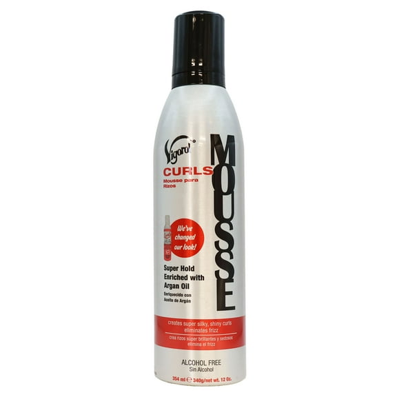 Vigorol Mousse Curly, 12 Oz.