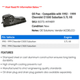 thumbnail image 2 of Oil Pan - Compatible with 1992 - 1999 Chevy C1500 Suburban 5.7L V8 1993 1994 1995 1996 1997 1998, 2 of 2