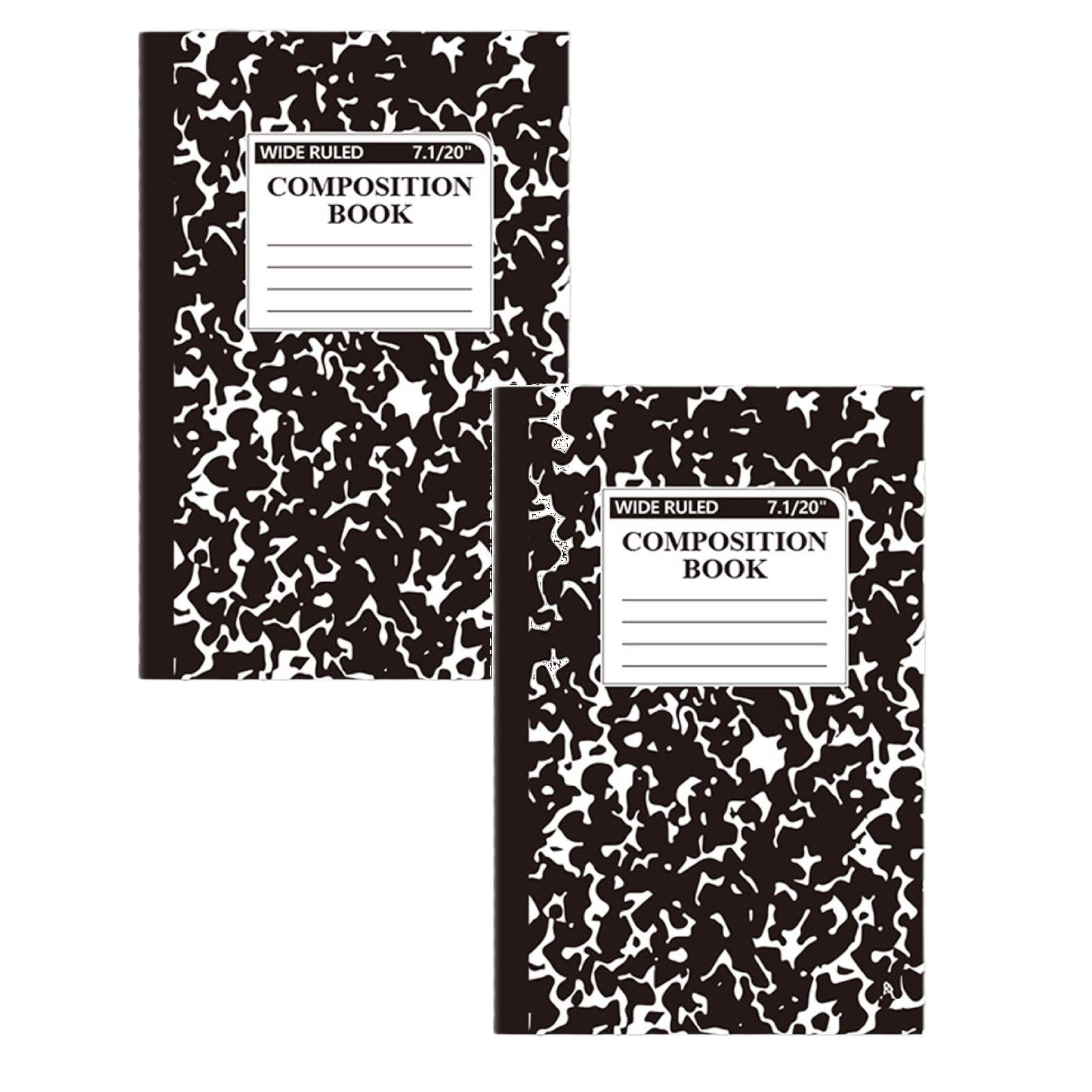 Composition Notebook Composition Book Wide Ruled Journal Composition Book Primary Composition Notebook Marble Cover Notebooks for Drawing and Writing 60 Pages (30 Sheets) 5.5 x 8.27