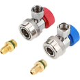 thumbnail image 1 of Adaptador de refrigerante - Acoplamiento rápido R134A - Alta y baja presión - para aire acondicionado automotriz, 1 of 5