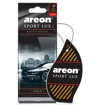 Areon Luxury Perfume Car Air Freshener, Gold, 12 Count