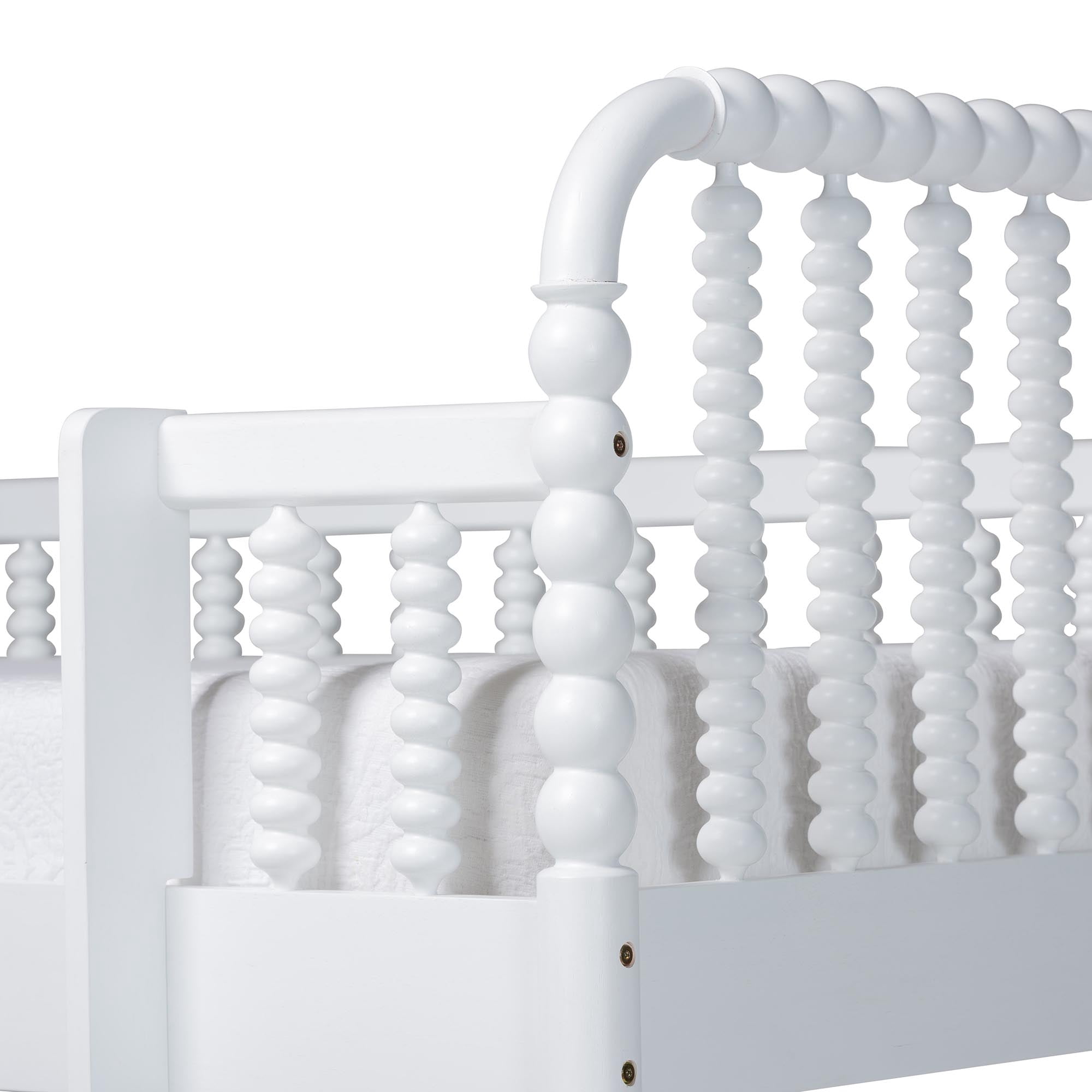 Baxton Studio Lucera Mid-Century Modern Bunk Bed, Twin, White
