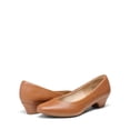 thumbnail image 2 of Zapatos de Tacón Bajo con Plataforma Ancha Mila para Mujer de DREAM PAIRS en Color Tan, 2 of 7