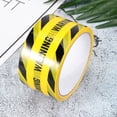 thumbnail image 4 of KAKOWELY Safety Tape 1 Roll Warning Safety Tape Safe Self Adhesive Sticker Warning Tape Masking Tape Safety Stripes Tape for Walls Floors Pipes (Yellow), 4 of 5