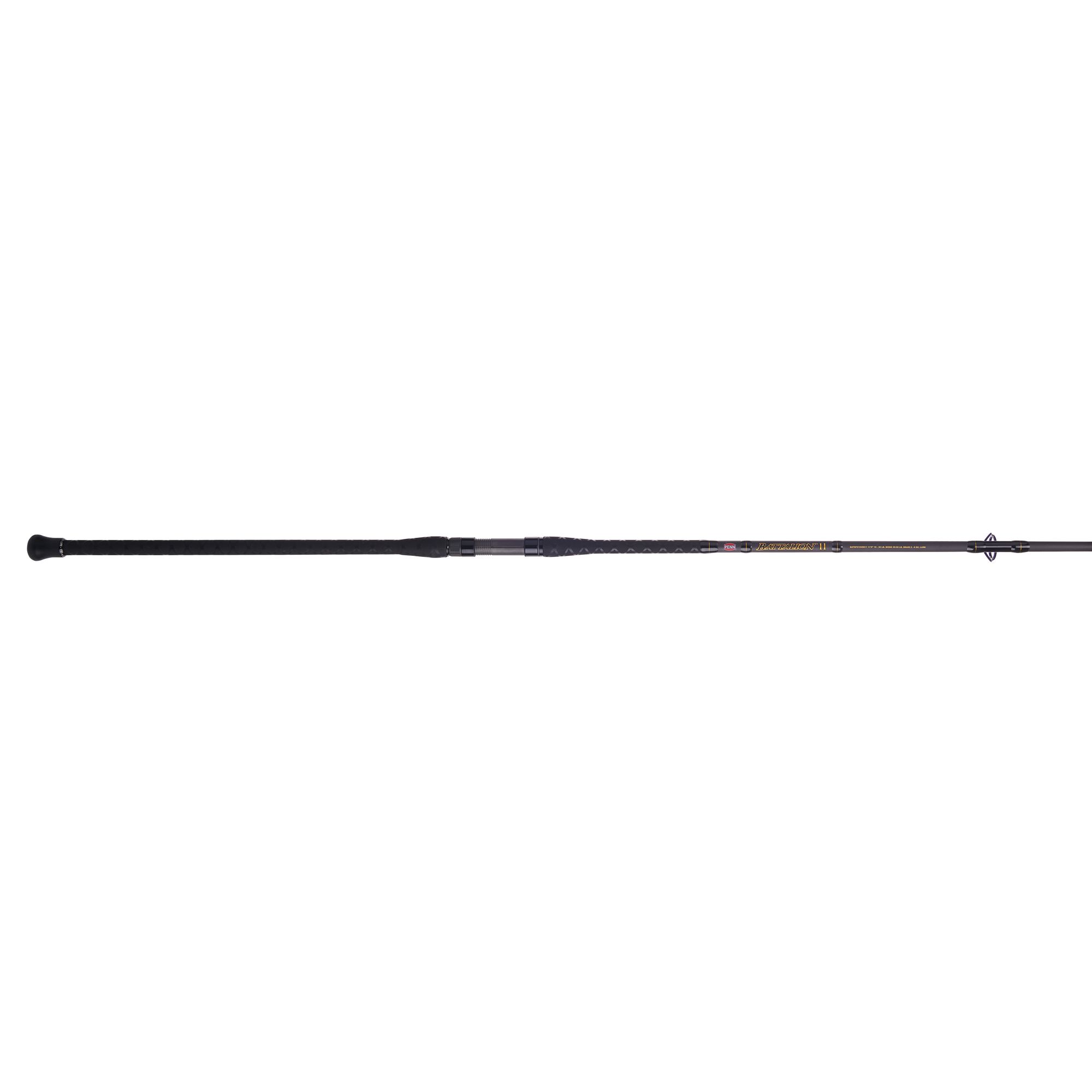 PENN Battalion™ II Surf Spinning Rod, 11' Medium Heavy Fishing Rod, 2 Piece