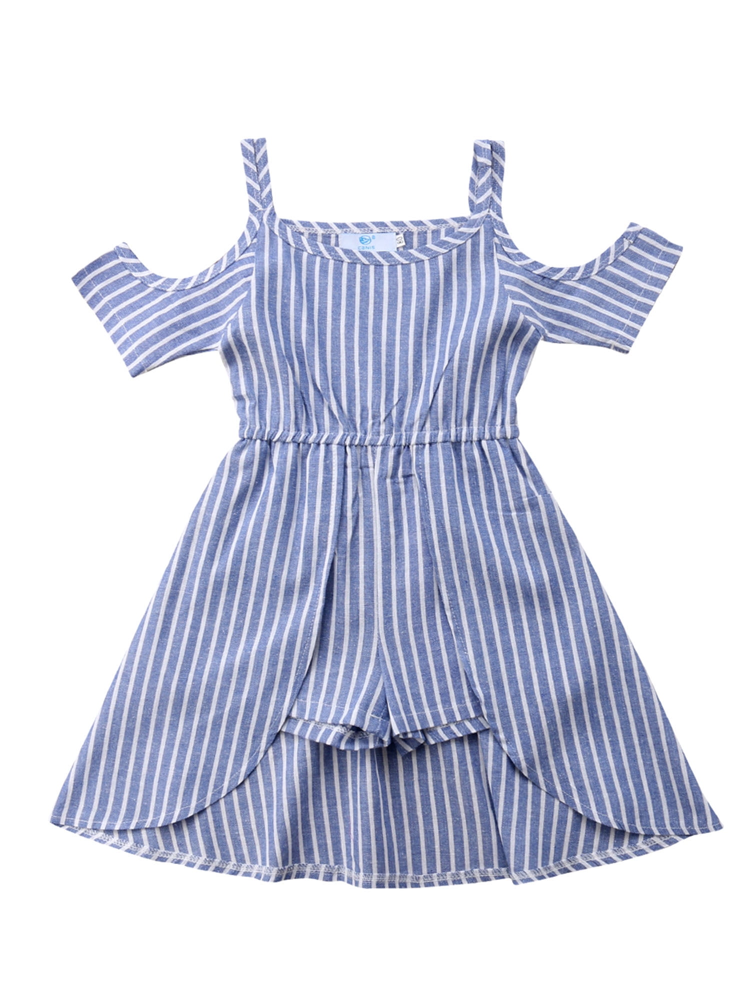 off shoulder baby frock