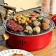 thumbnail image 3 of Portable Stainless Steel Charcoal Grill Indoor Outdoor BBQ Grill for Home Party Camping, 3 of 5