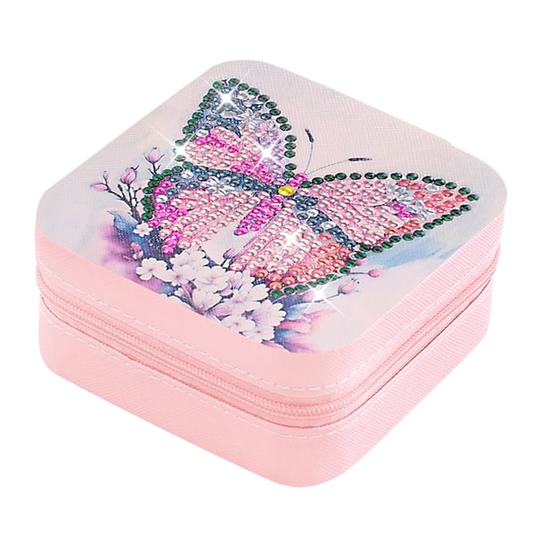 Organizador Pulsera Cgtredaw Diamond Art Con Mariposa en Forma Especial PU