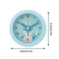 thumbnail image 2 of Alarm Clock Silent Sweep Seconds Nap Timer Cartoon Small Alarm Clock with Light Without Ticking Loud, 2 of 6
